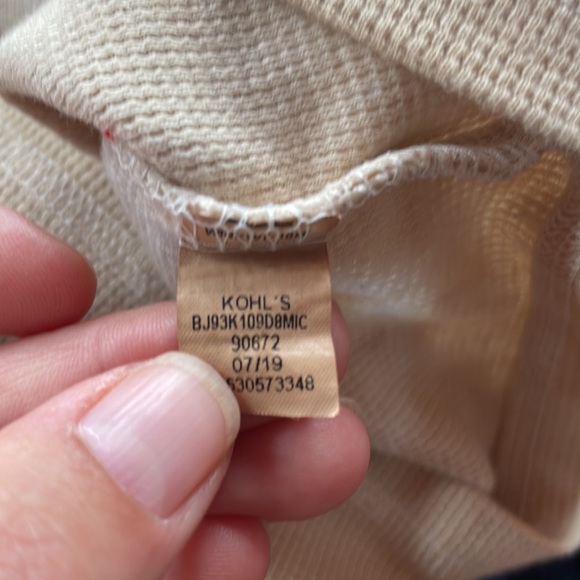 2 Thermal 18M Long Sleeve Shirts (Disney - hand dyed with Tea & Place EST. 1989) - Picture 9 of 9